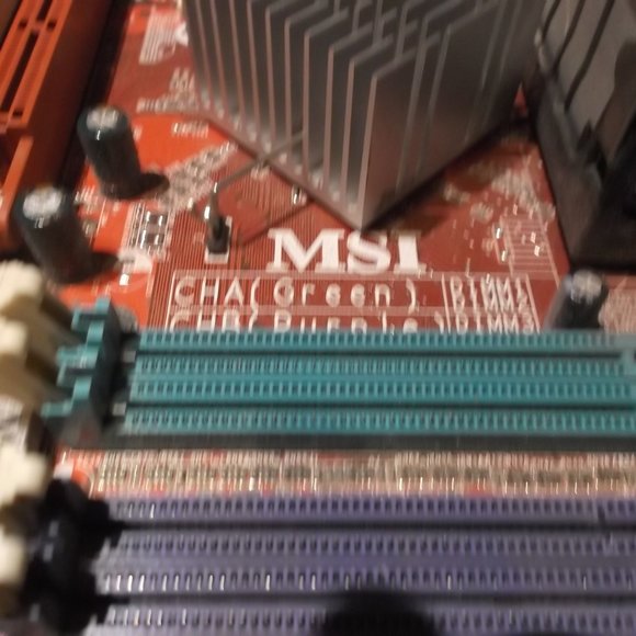 Motherboard MSI CHA(Green) MSI Core Cell Intelfw82801eb13519288 INTEL MALAY - Picture 4 of 7